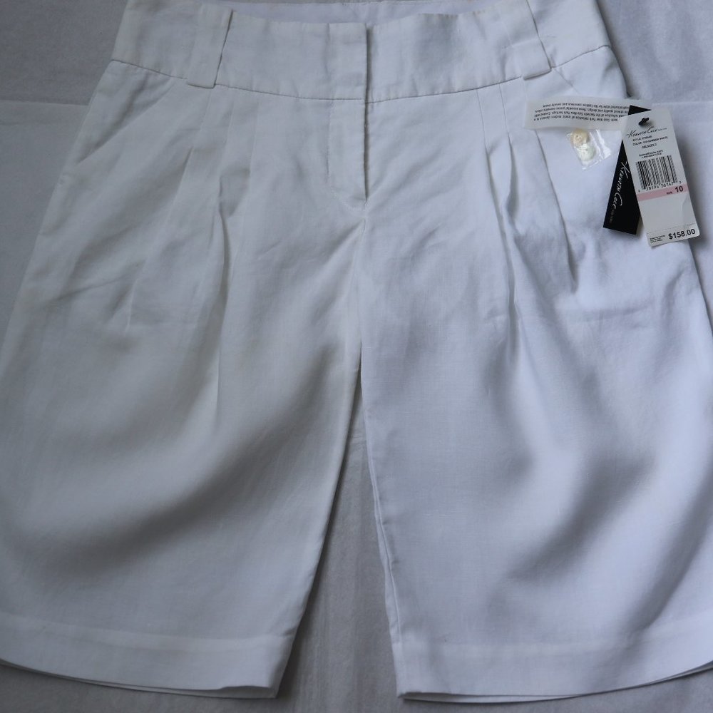 Kenneth Cole Bermuda Shorts Vintage 10 Ramie